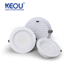 Dimmable 3CCT White And Black Aluminum Casing Down Light
