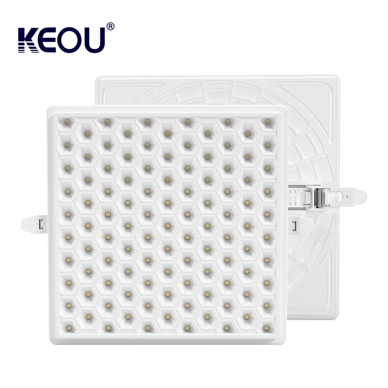Anti Glare Embedded Square Panel Light