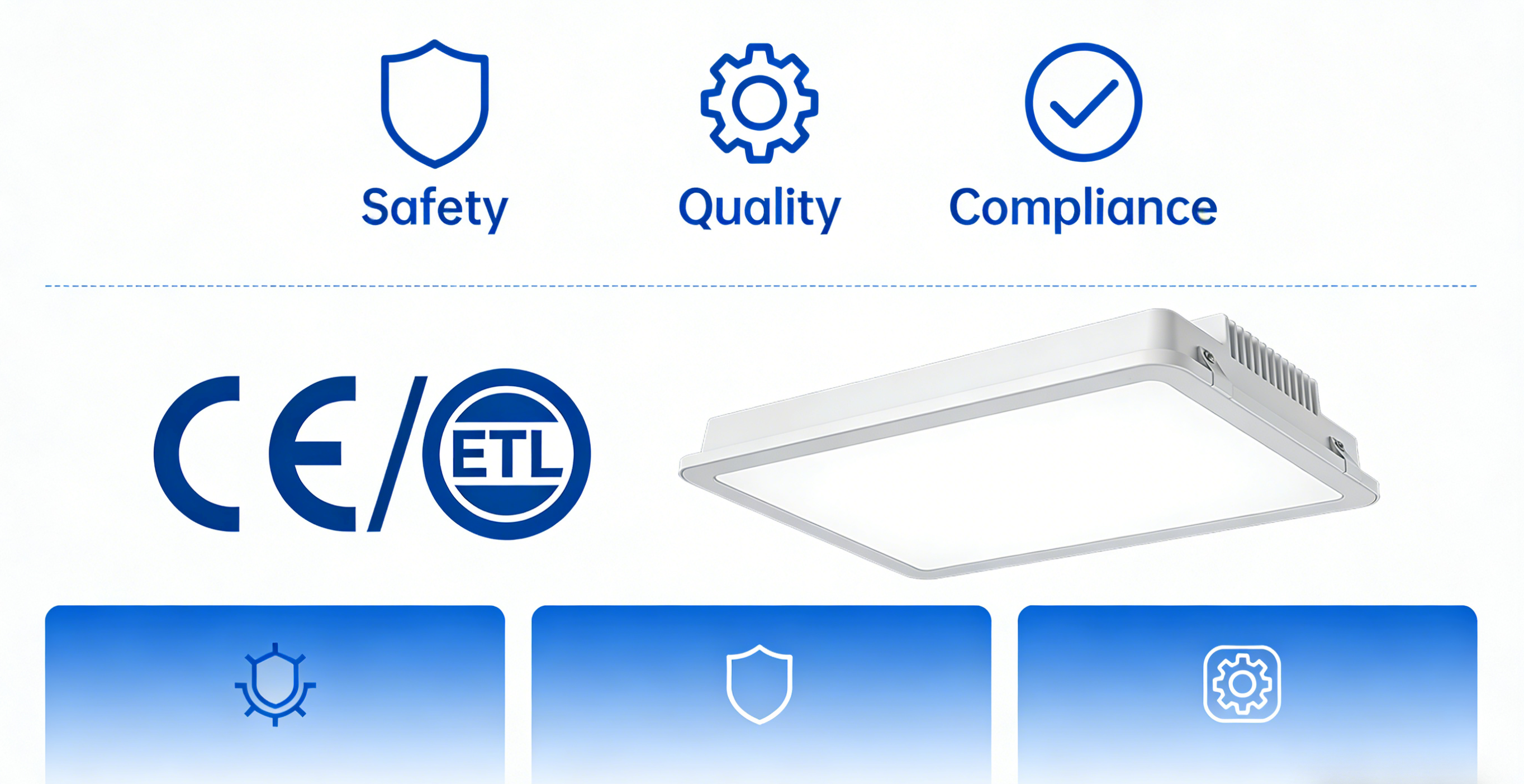 Popular Certifications for LED Ceiling Lights