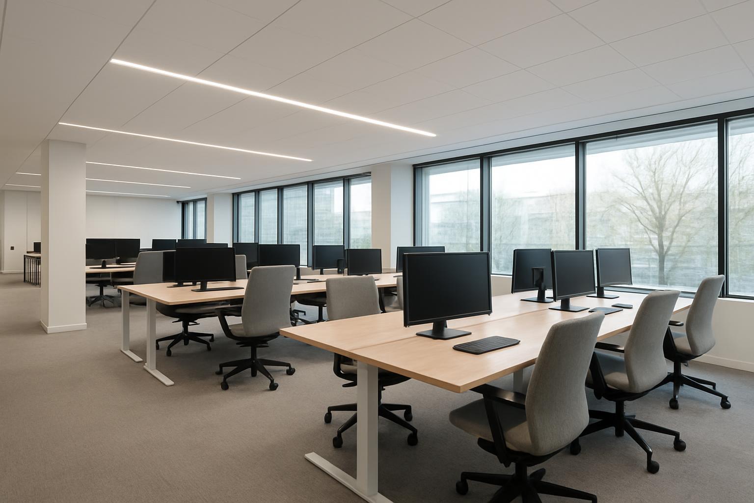 편안한 눈부심 제어 천장 조명을 갖춘 소매 환경