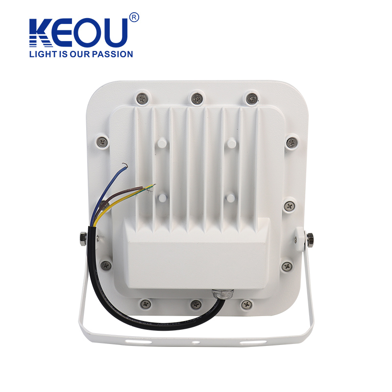 White Spray Paint Aluminium Shell Flood Light