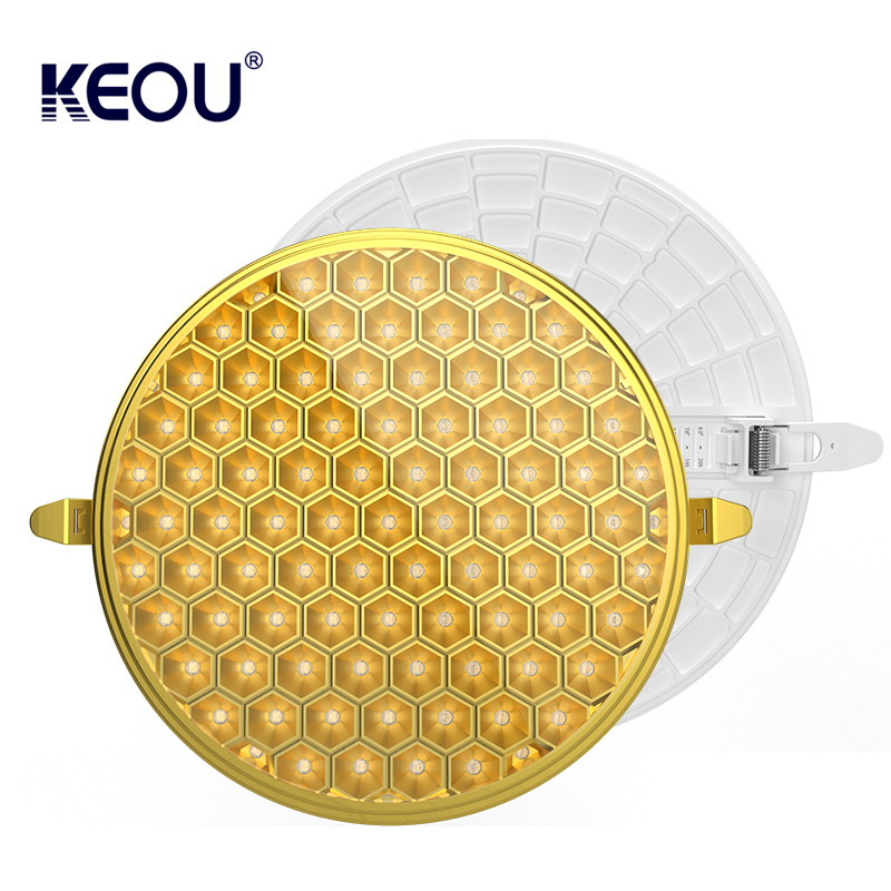 Anti Glare Embedded Round Panel Light