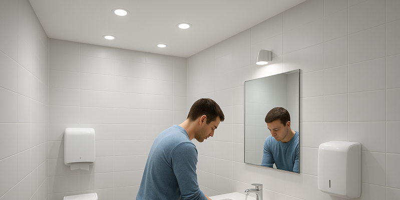 7.0 Restrooms compact low-profile choice