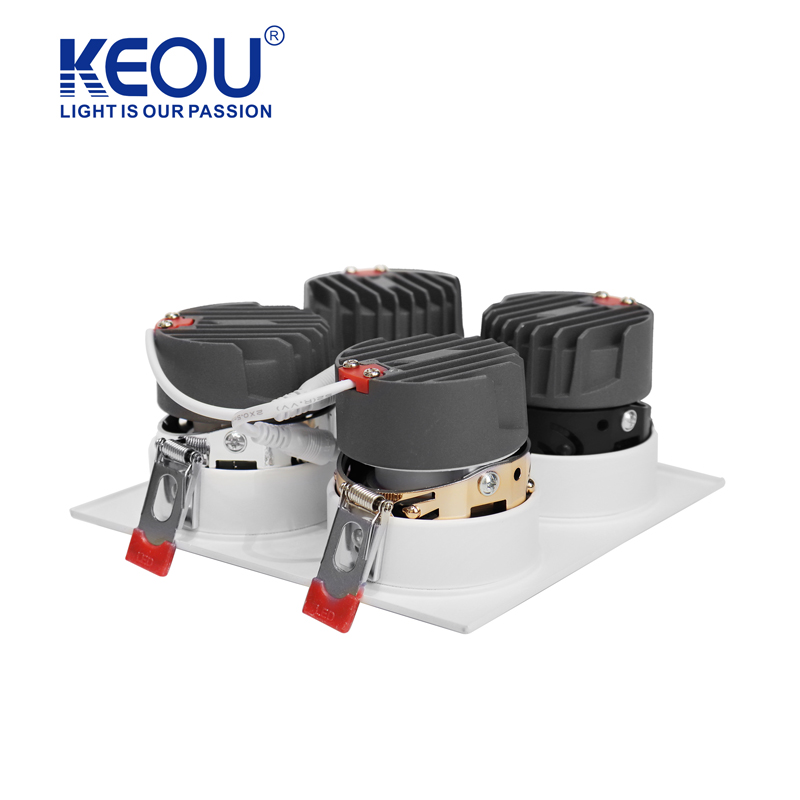 No. 01 Square Four Head Module Down Light
