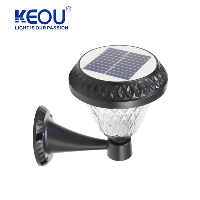 Round Solar Garden Light