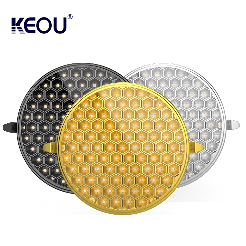 Anti Glare Embedded Round Panel Light