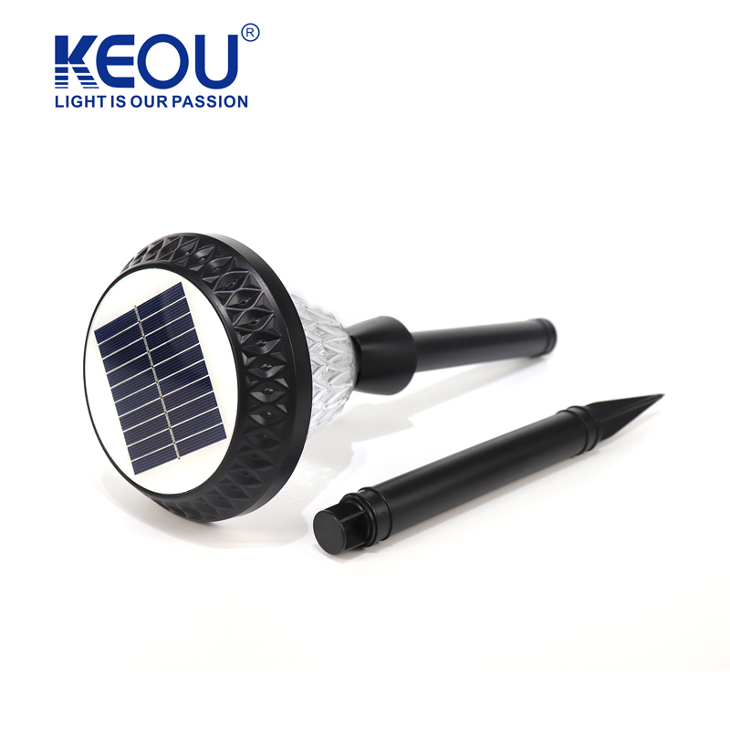 Round Solar Garden Light