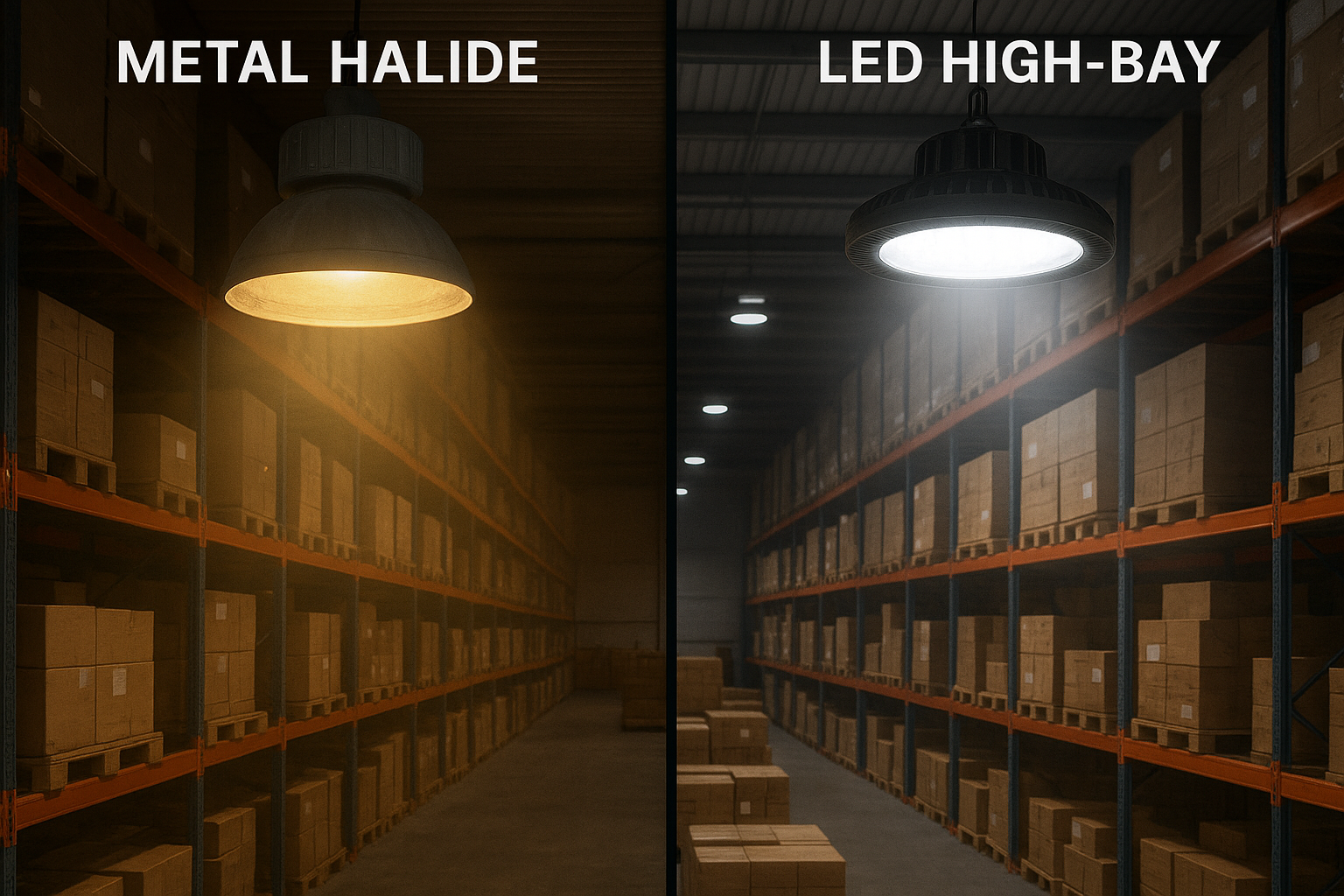 Lighting performance and controls in warehouses
